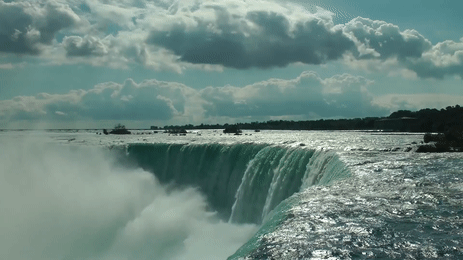 "Niagara falls. Source for the image unknown."